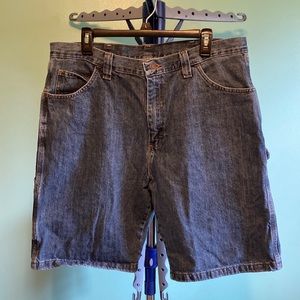 Wrangler 36 Waist Carpenter Denim Shorts EUC